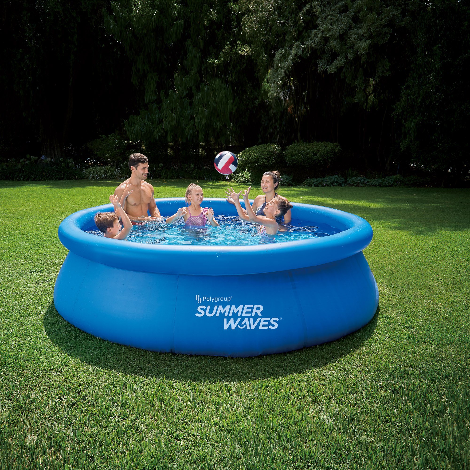 Summer Waves 10ft x 30in Quick Set Ring Pool w/ Filter Pump *SHIPS TO PR* 