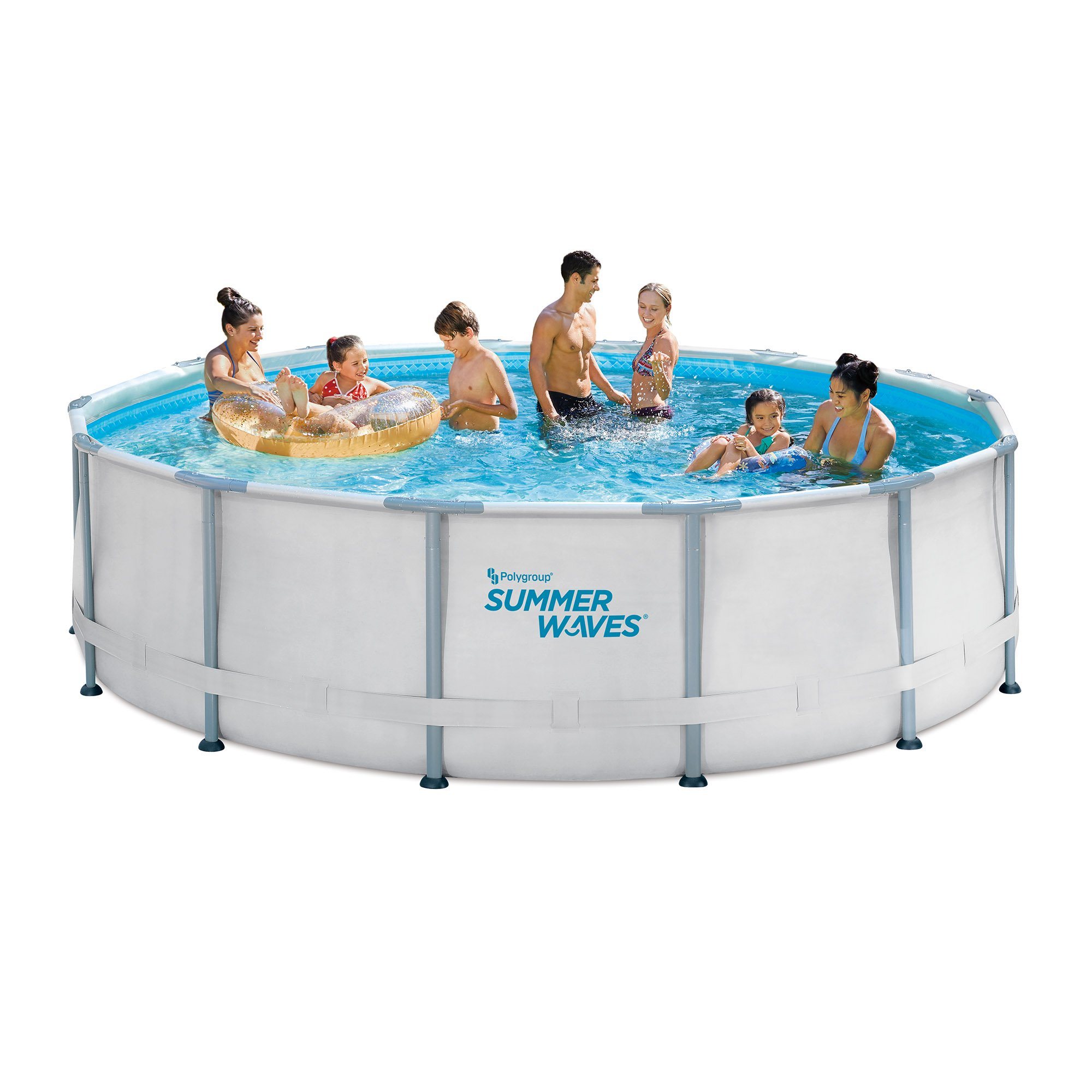 Registratie kam Dressoir Summer Waves® 14' x 42" Elite Frame Pool with Filter Pump, Cover, and  Ladder | Quad City Pools