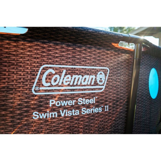 Coleman® 18′ x 48″ Power Steel Swim Vista Series II Swimming Pool Set