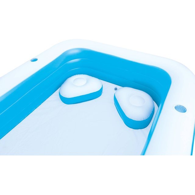 H2OGO! 10 ft. Blue Rectangle Inflatable Pool