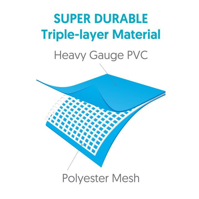 Summer Waves® 15 ft. Active Frame Pool with Filter Pump, Cover, and Ladder