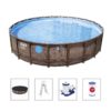 Coleman® 22′ x 52″ Power Steel Swim Vista Series II Swimming Pool Set