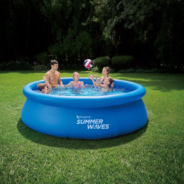 Summer Waves® 10′ x 30″ Quick Set Ring Pool with 600 GPH Filter Pump