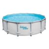 Summer Waves® 14′ x 42″ Elite Frame Pool with Filter Pump, Cover, and Ladder