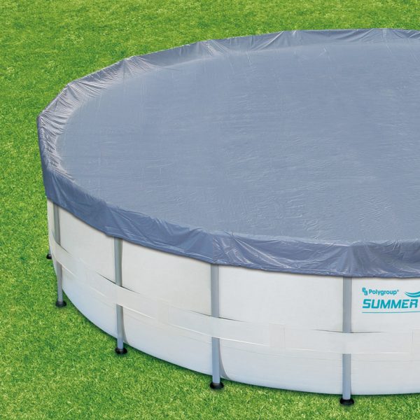 Summer Waves® 14′ x 42″ Elite Frame Pool with Filter Pump, Cover, and Ladder